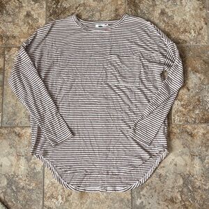 Striped Long Sleeve Top